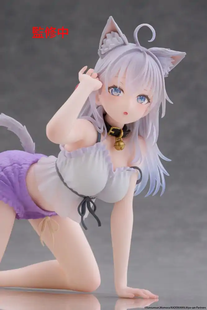 Alya Sometimes Hides Her Feelings in Russian PVC Statue Desktop Cute Figure Alya Cat Ear Roomwear Ver. 13 cm       product photo