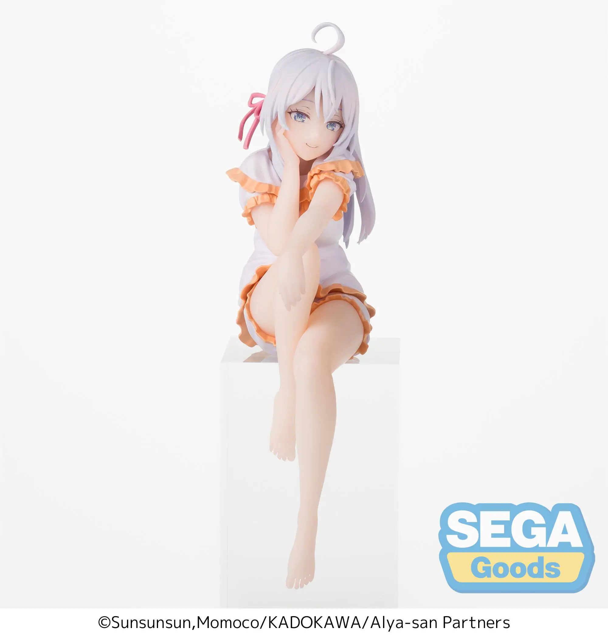 Alya Sometimes Hides Her Feelings in Russian PM Perching PVC Statue Alya Pajamas 14 cm product photo