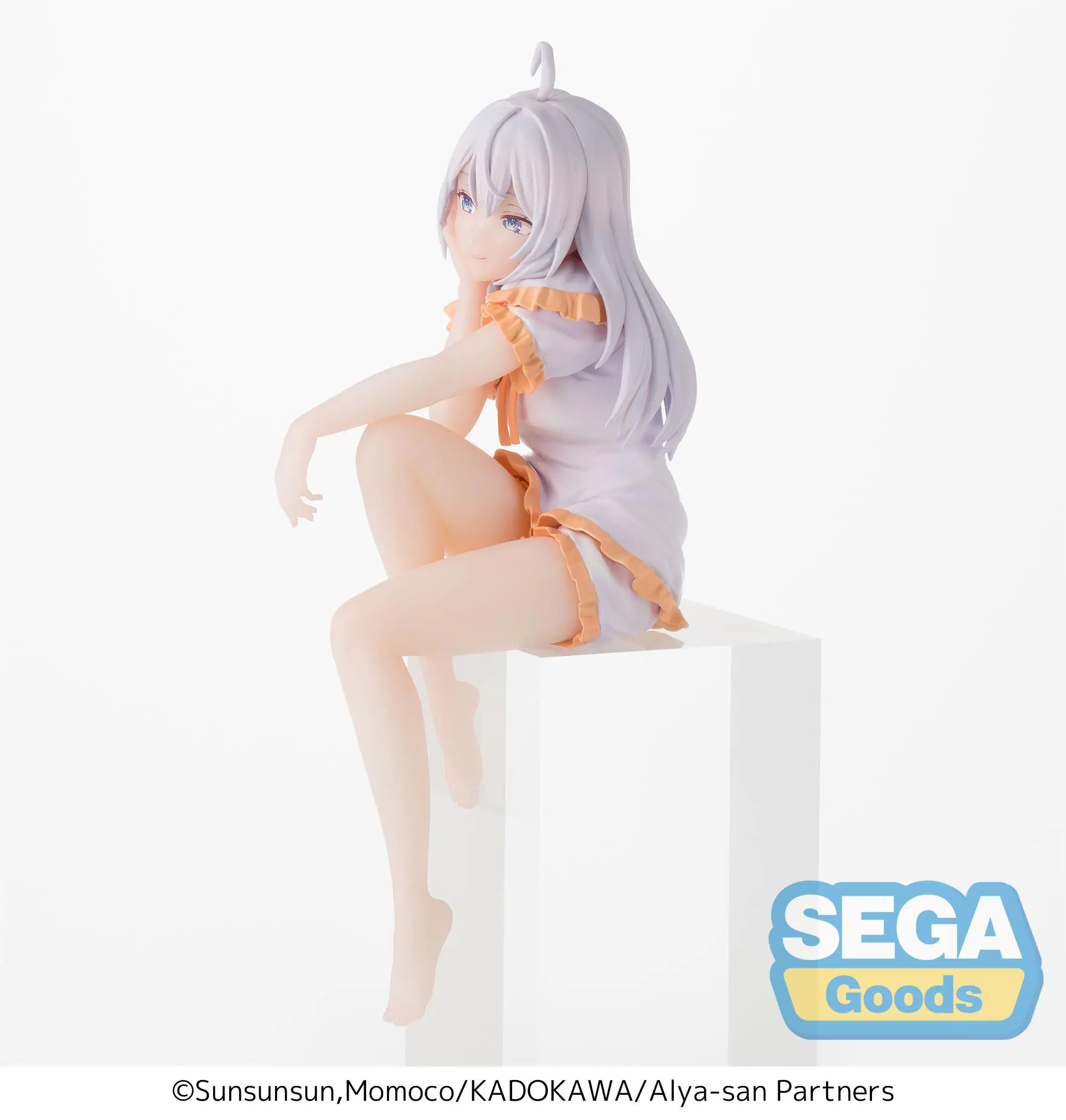 Alya Sometimes Hides Her Feelings in Russian PM Perching PVC Statue Alya Pajamas 14 cm product photo