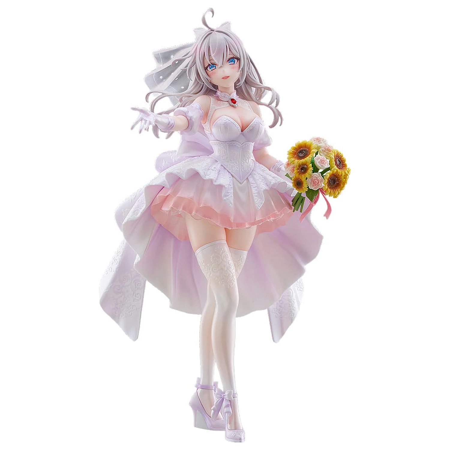 Alya Sometimes Hides Her Feelings in Russian Statue 1/7 Alisa Mikhailovna Kujou Wedding Dress Ver. 24 cm    product photo
