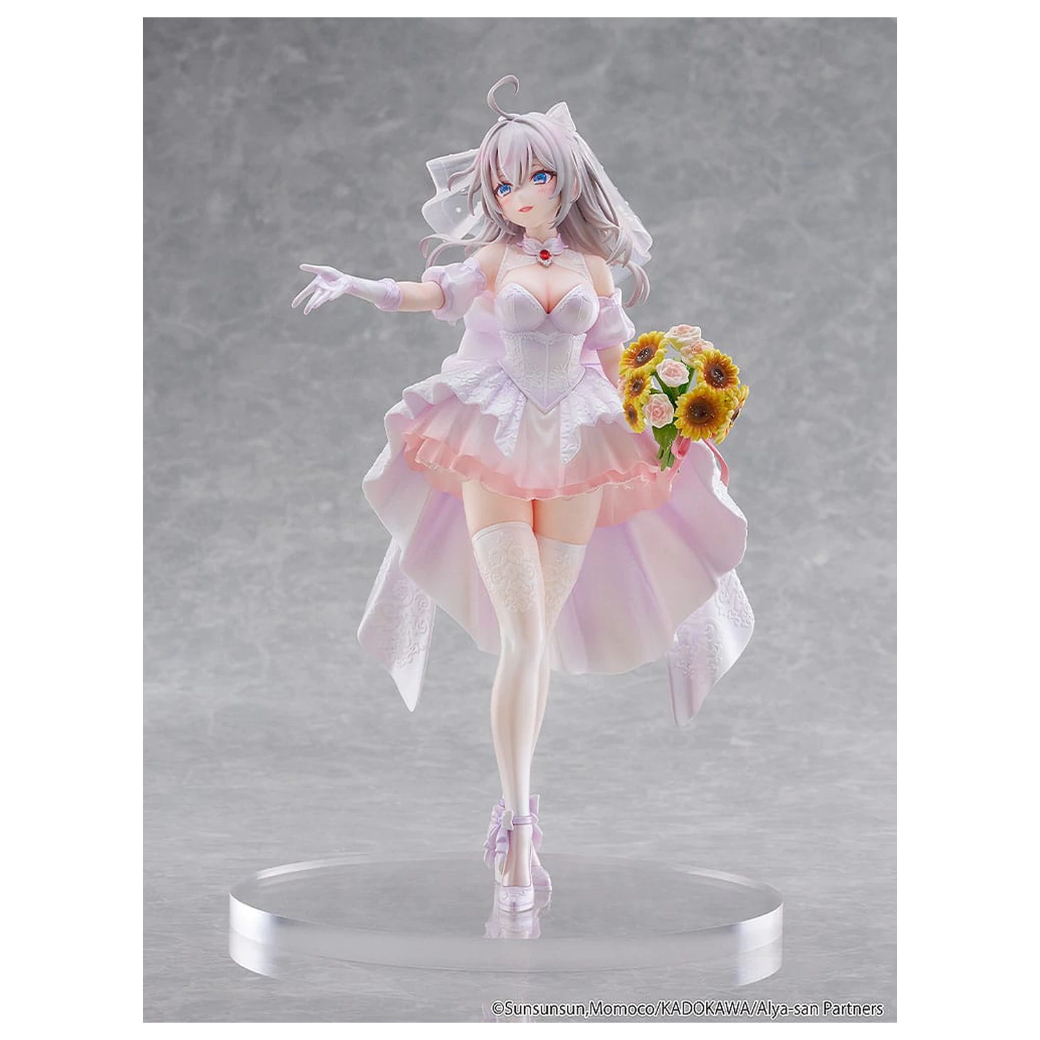 Alya Sometimes Hides Her Feelings in Russian Statue 1/7 Alisa Mikhailovna Kujou Wedding Dress Ver. 24 cm    product photo