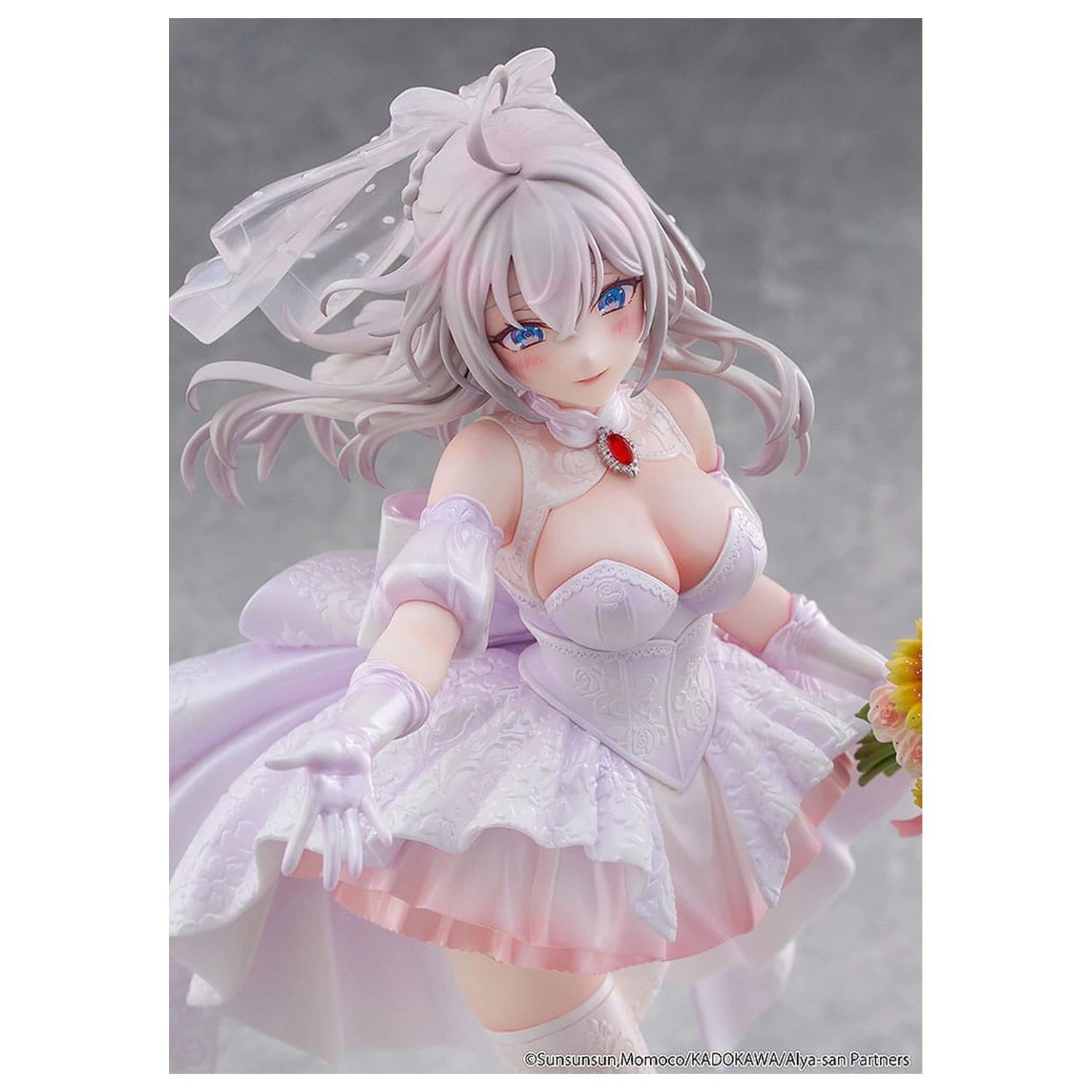 Alya Sometimes Hides Her Feelings in Russian Statue 1/7 Alisa Mikhailovna Kujou Wedding Dress Ver. 24 cm    product photo
