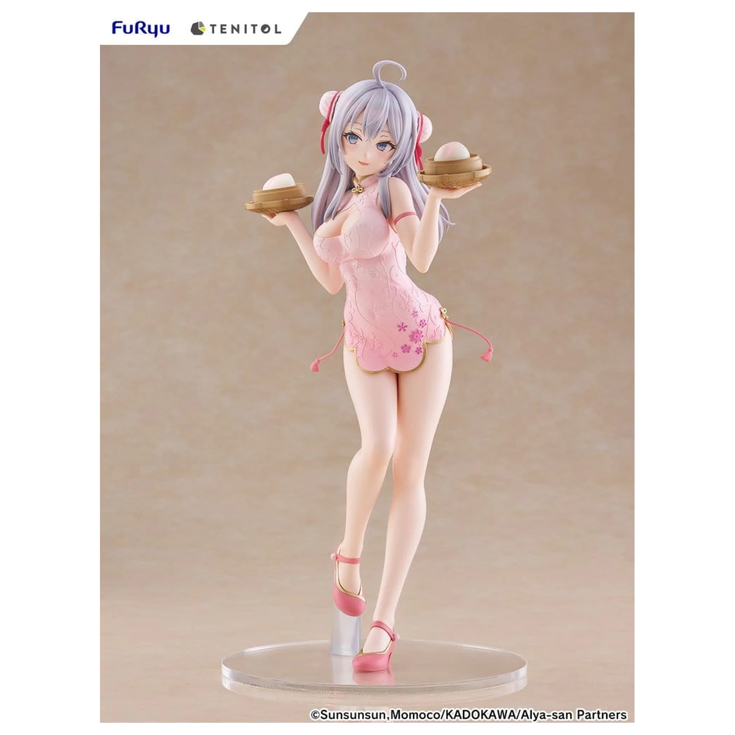 Alya Sometimes Hides Her Feelings in Russian Tenitol Tall PVC Figure Alya Cheongsam Ver. 29 cm product photo