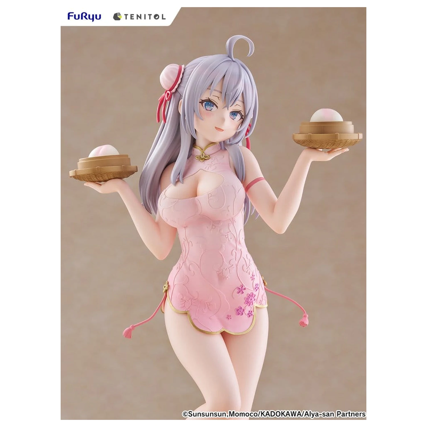Alya Sometimes Hides Her Feelings in Russian Tenitol Tall PVC Figure Alya Cheongsam Ver. 29 cm product photo
