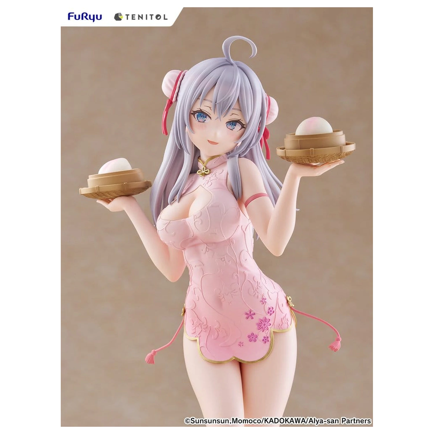 Alya Sometimes Hides Her Feelings in Russian Tenitol Tall PVC Figure Alya Cheongsam Ver. 29 cm product photo