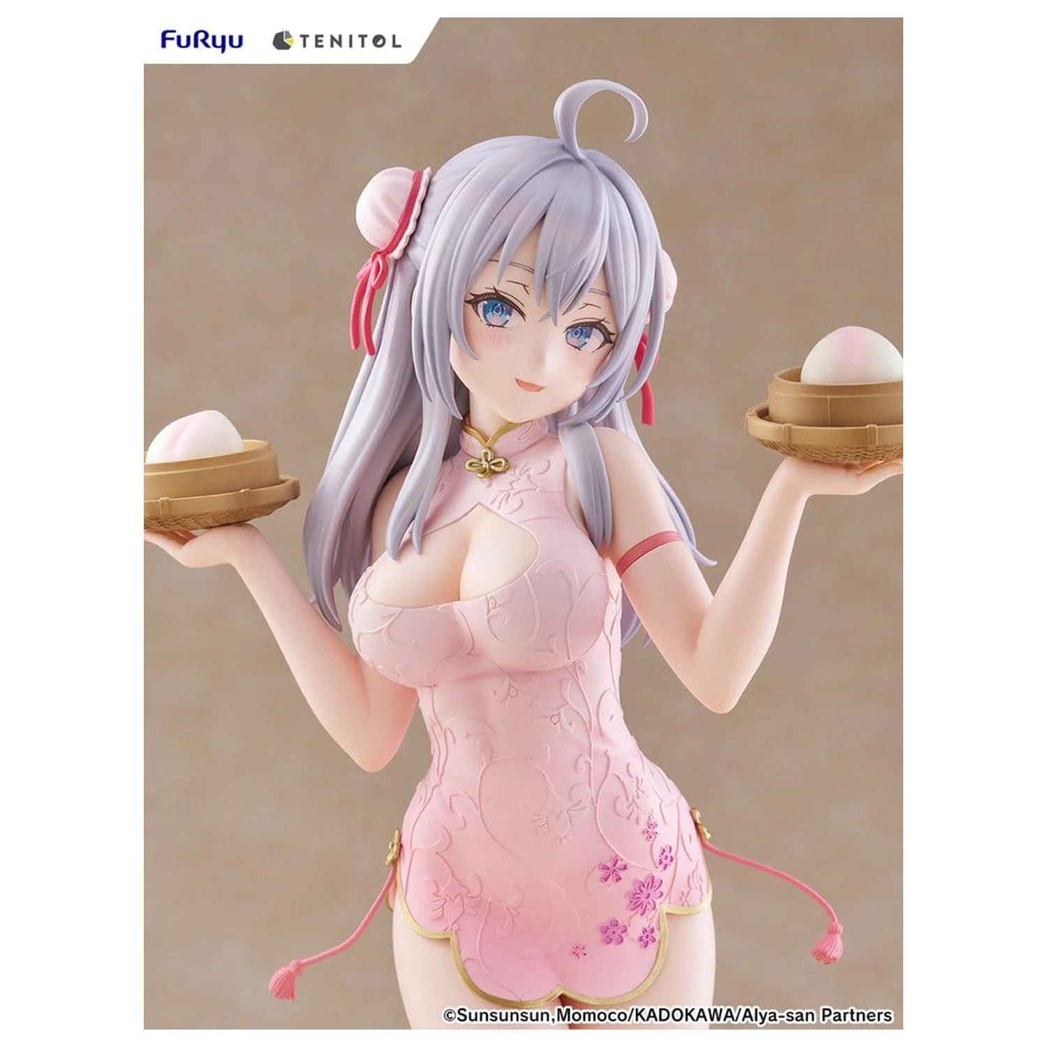 Alya Sometimes Hides Her Feelings in Russian Tenitol Tall PVC Figure Alya Cheongsam Ver. 29 cm product photo