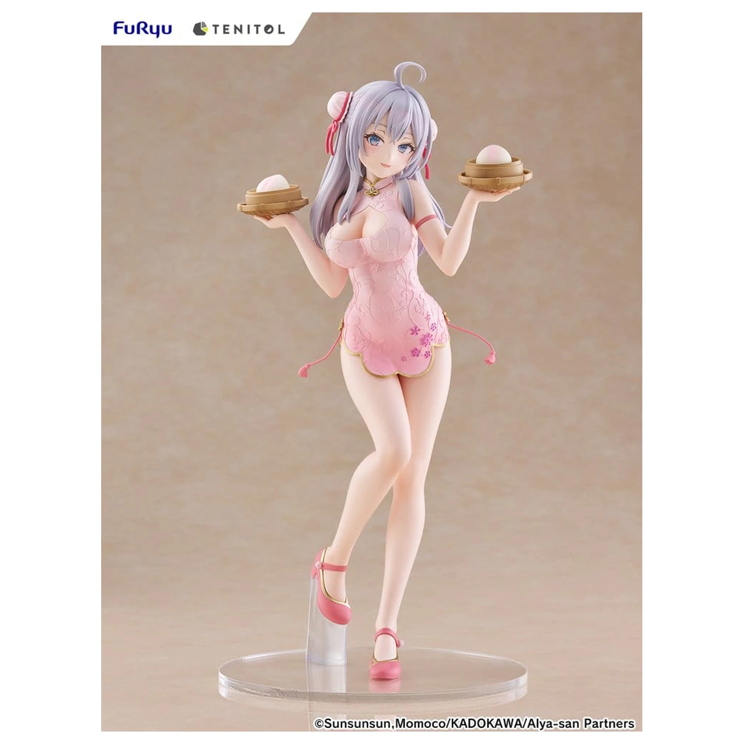 Alya Sometimes Hides Her Feelings in Russian Tenitol Tall PVC Figure Alya Cheongsam Ver. 29 cm product photo