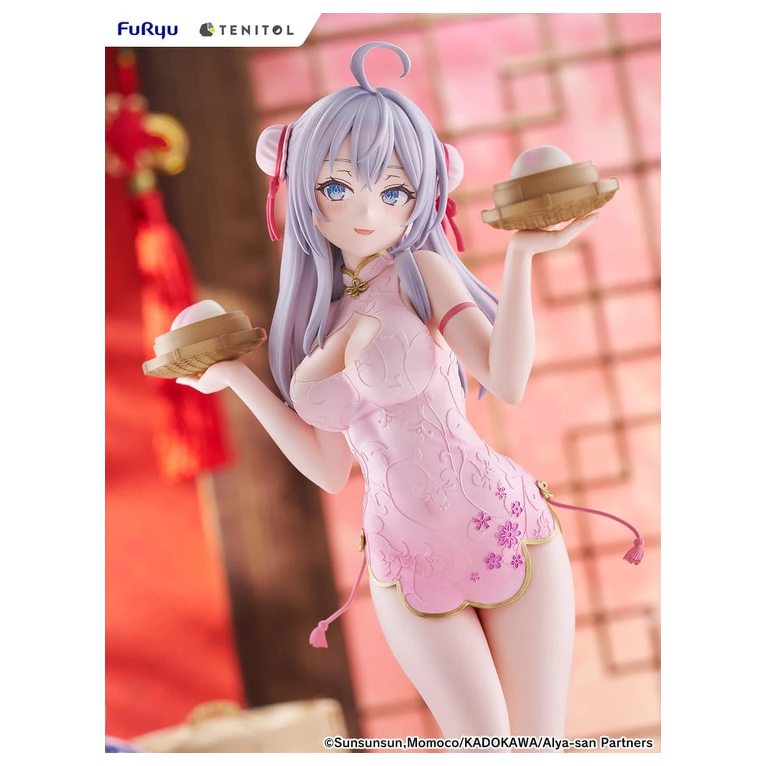 Alya Sometimes Hides Her Feelings in Russian Tenitol Tall PVC Figure Alya Cheongsam Ver. 29 cm product photo