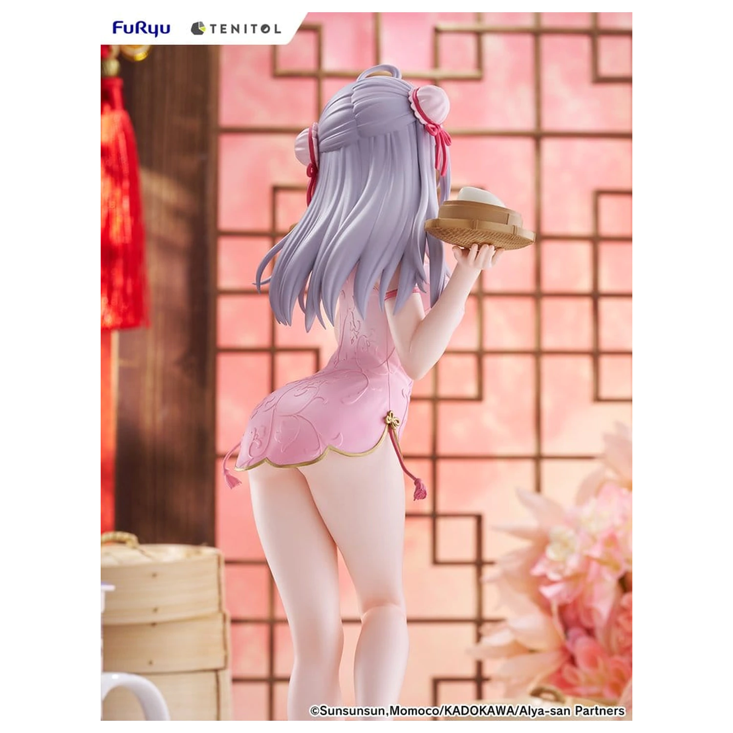 Alya Sometimes Hides Her Feelings in Russian Tenitol Tall PVC Figure Alya Cheongsam Ver. 29 cm product photo