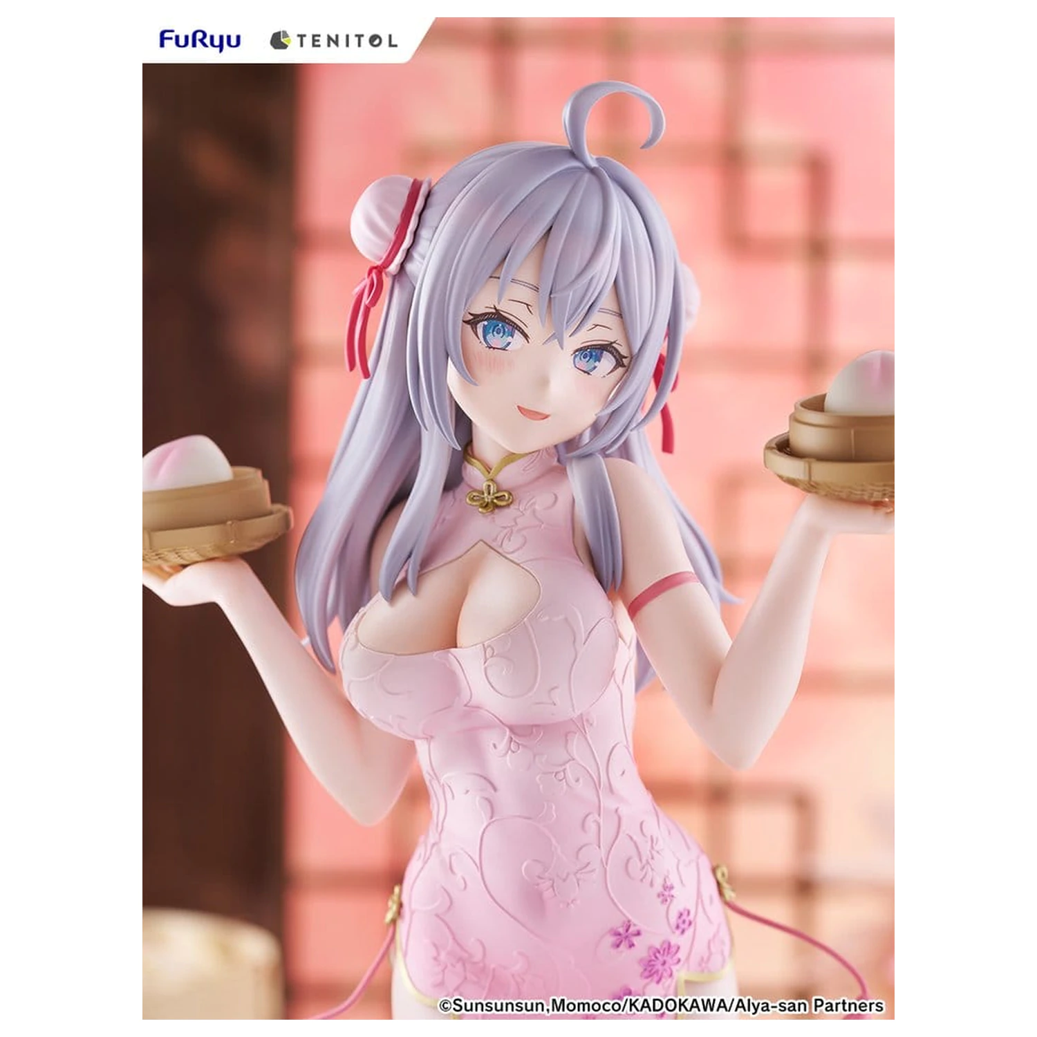 Alya Sometimes Hides Her Feelings in Russian Tenitol Tall PVC Figure Alya Cheongsam Ver. 29 cm product photo