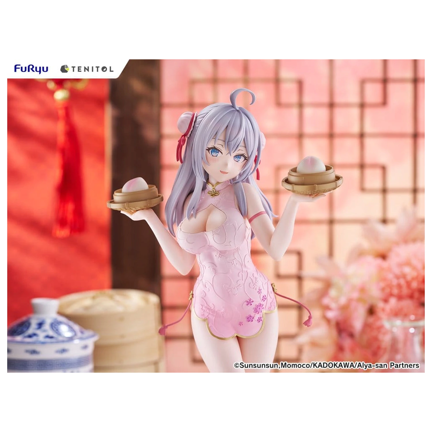 Alya Sometimes Hides Her Feelings in Russian Tenitol Tall PVC Figure Alya Cheongsam Ver. 29 cm product photo
