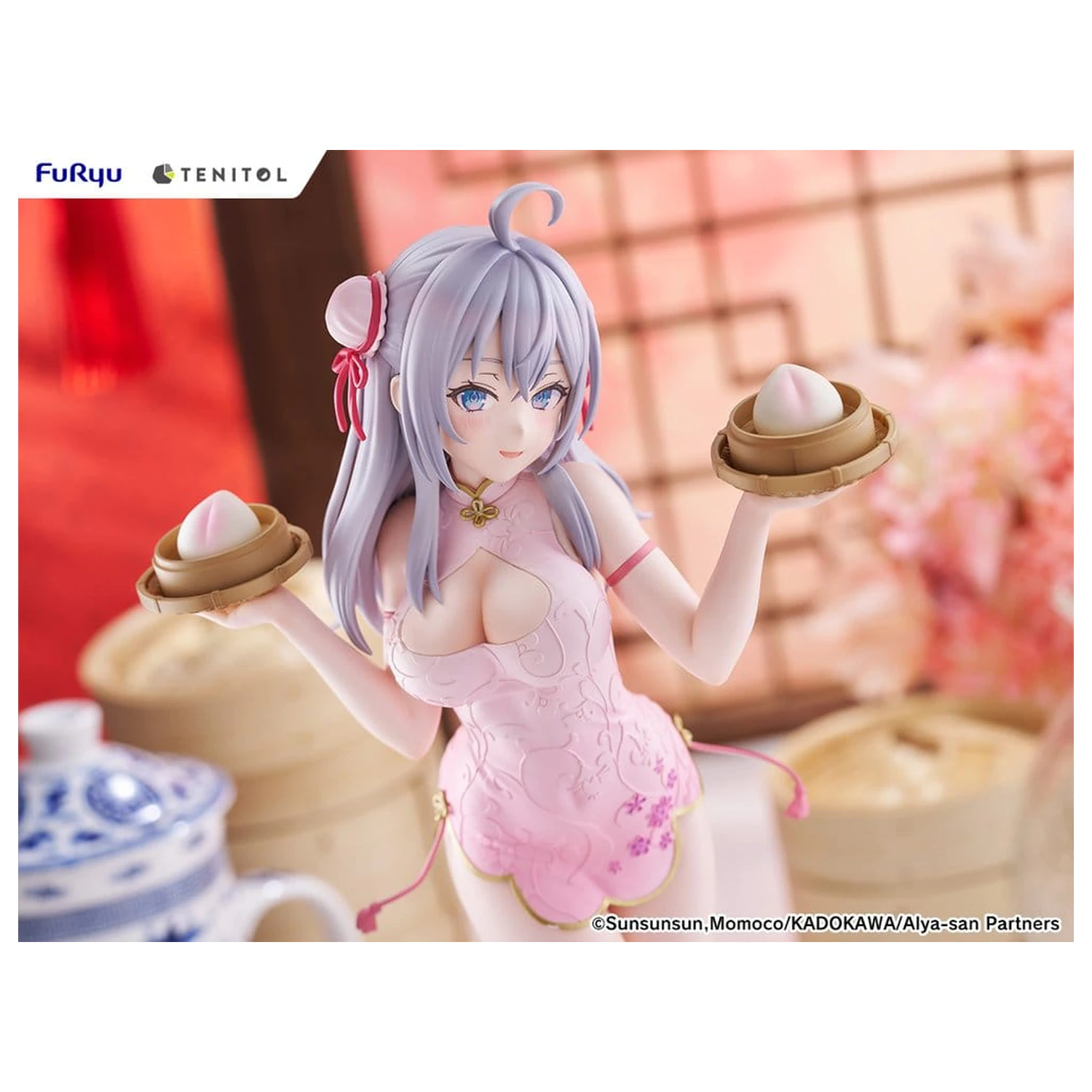 Alya Sometimes Hides Her Feelings in Russian Tenitol Tall PVC Figure Alya Cheongsam Ver. 29 cm product photo