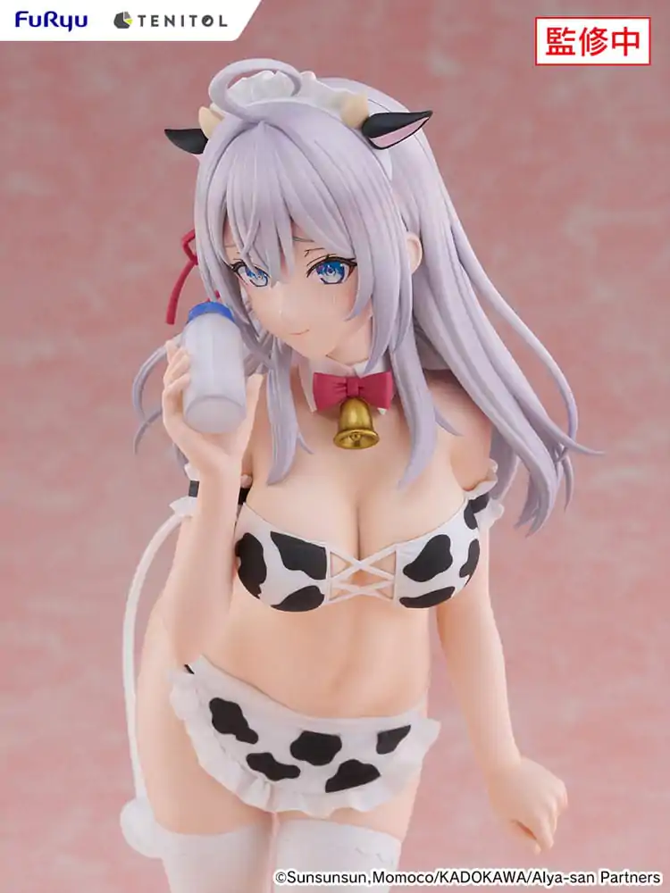 Alya Sometimes Hides Her Feelings in Russian Tenitol Tall PVC Statue Alya Cow Costume Ver. 29 cm            product photo
