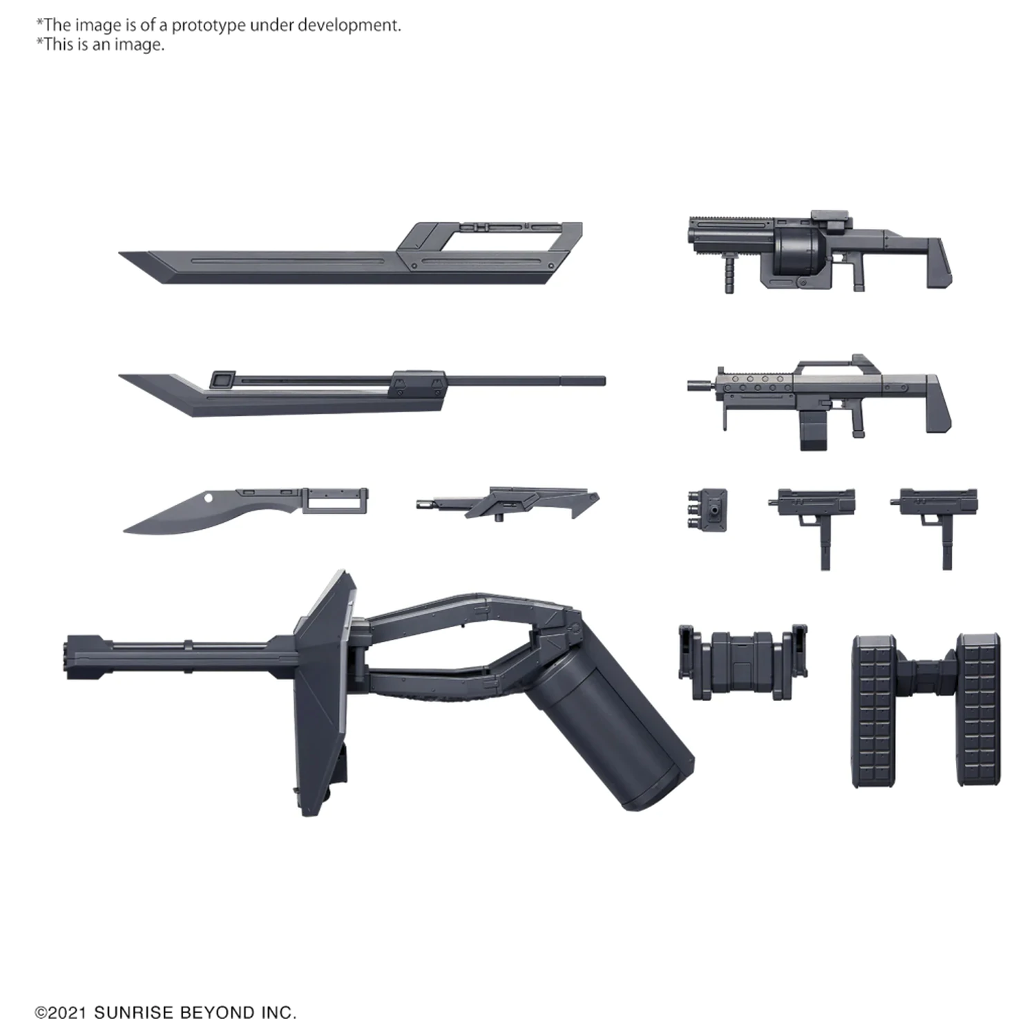 AMAIM - HG 1/72 AMAIM Warrior at the Borderline Weapon Set 2 - Model Kit product photo
