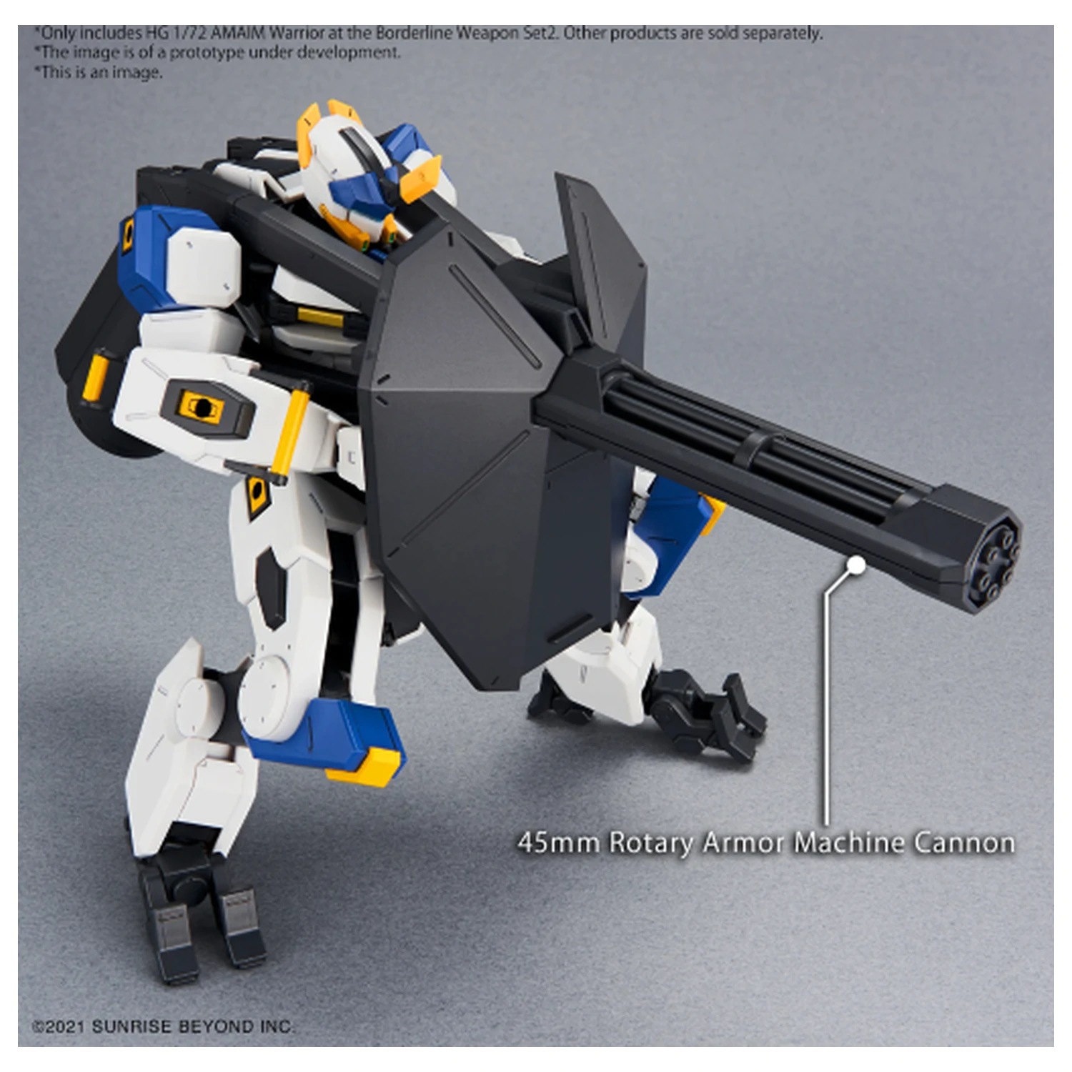 AMAIM - HG 1/72 AMAIM Warrior at the Borderline Weapon Set 2 - Model Kit product photo