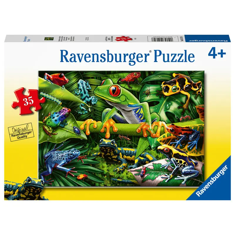 Amazing amphibians puzzle 35pcs product photo