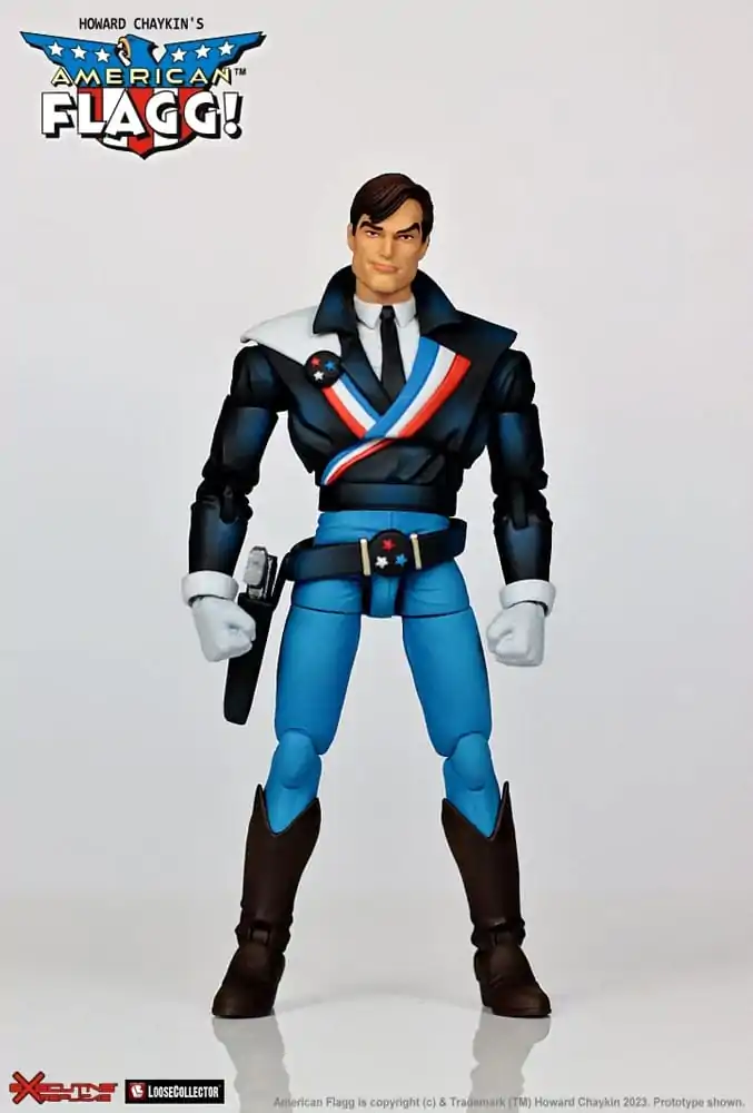 American Flagg Action Figure 1/12 Reuben Flagg AKA American Flagg 15 cm product photo