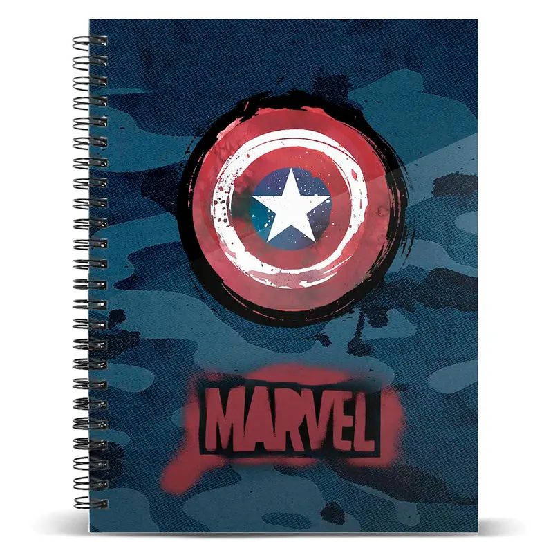 Marvel Captain America A4 notebook product photo