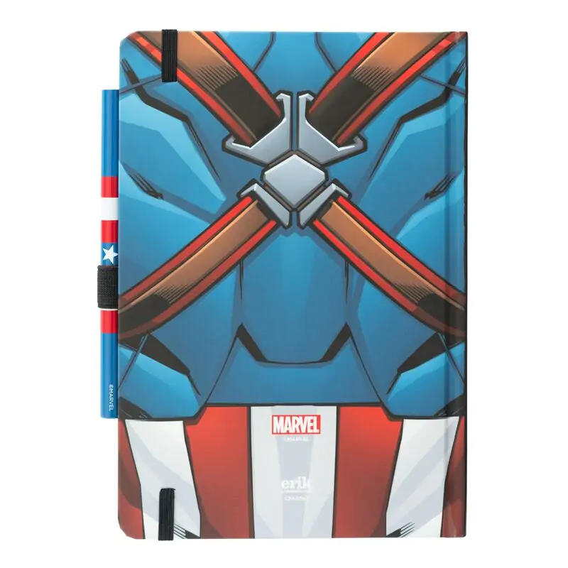 Marvel Captain America A5 premium notebook + pen product photo