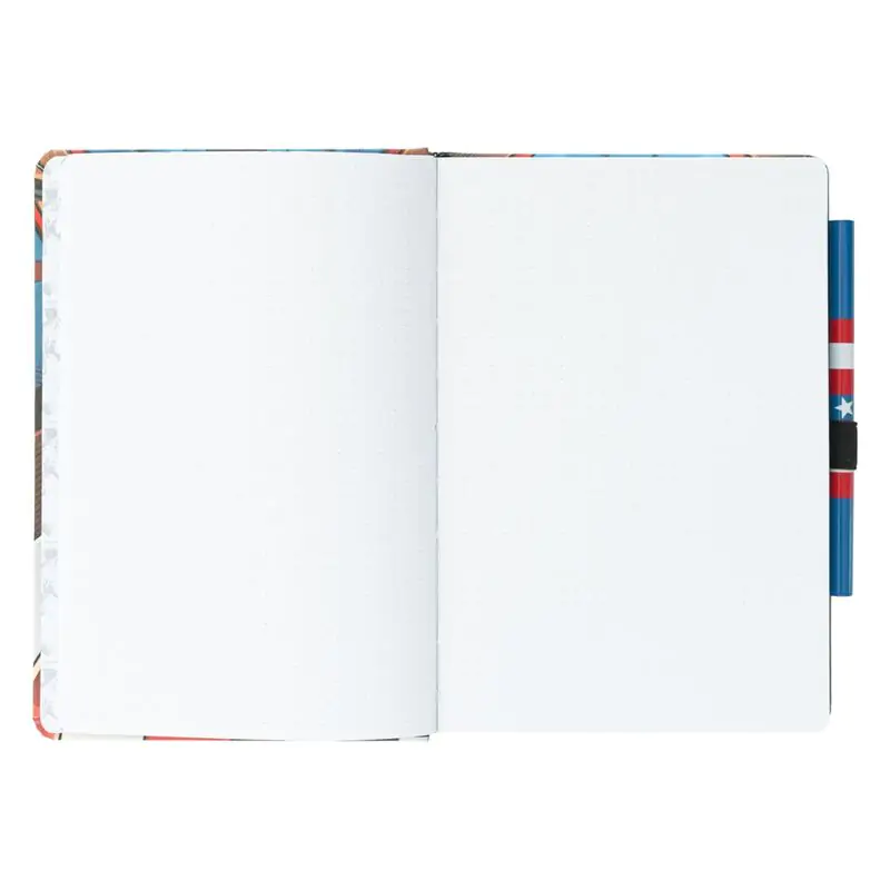 Marvel Captain America A5 premium notebook + pen product photo