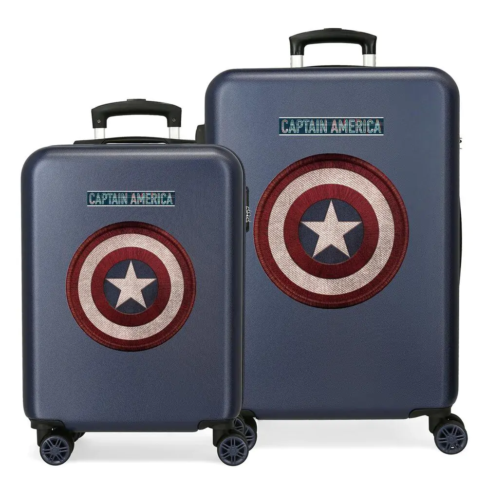 Marvel Captain America ABS pack 2 trolley suitcases product photo