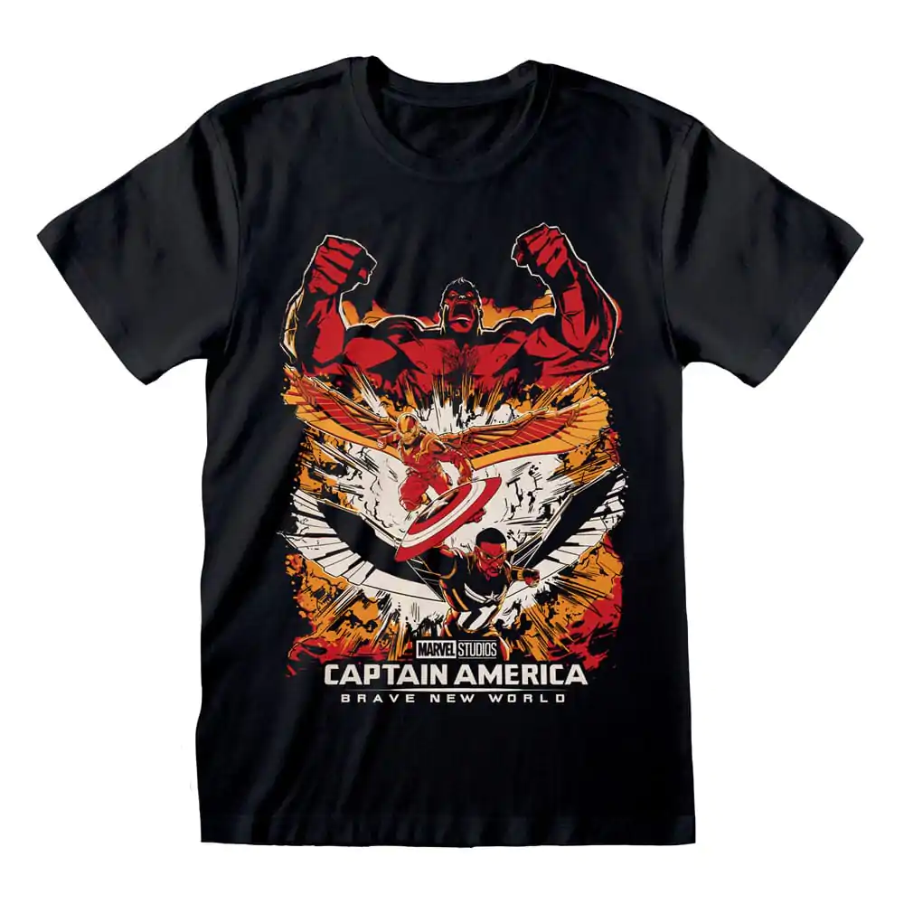 Captain America Brave New World T-Shirt Montage termékfotó