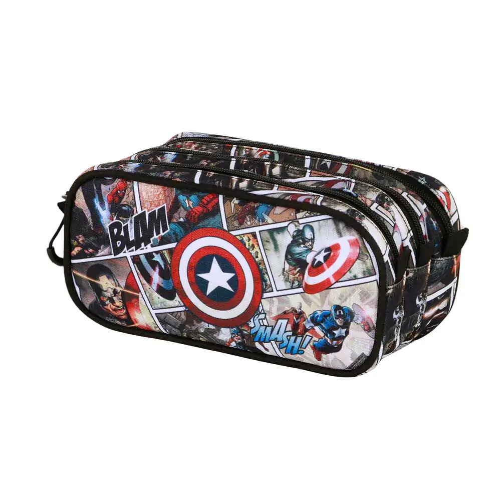 Marvel Captain America Comic triple pencil case product photo