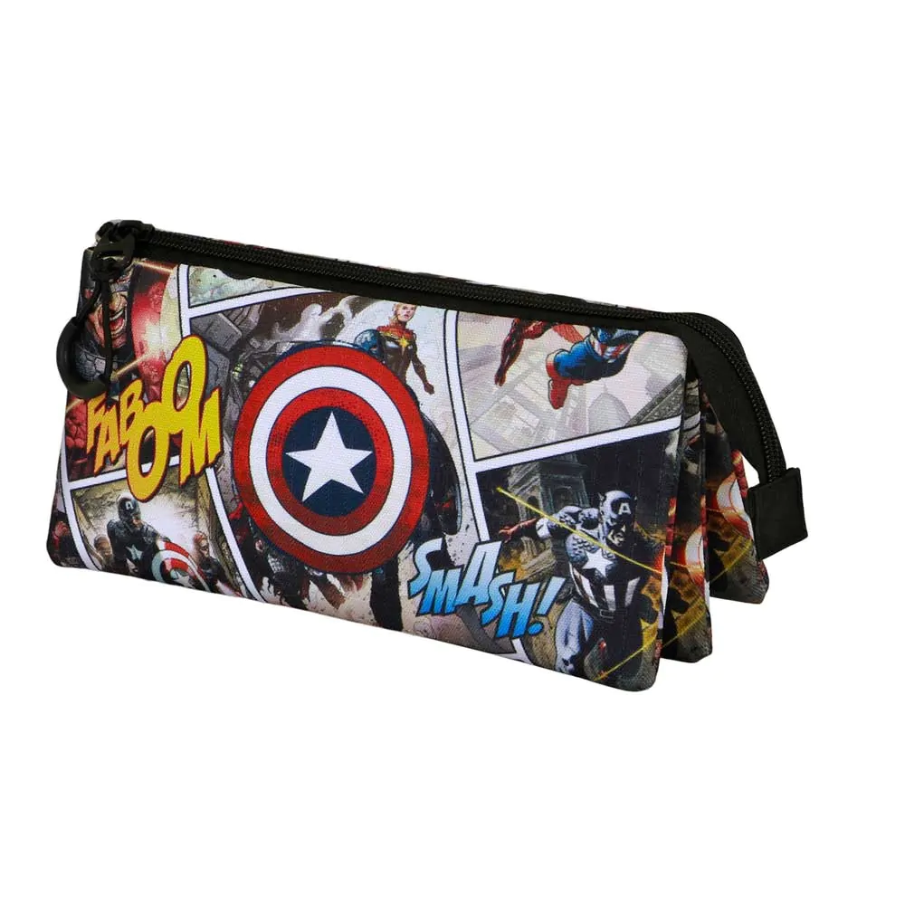 Marvel Captain America Comic triple pencil case product photo