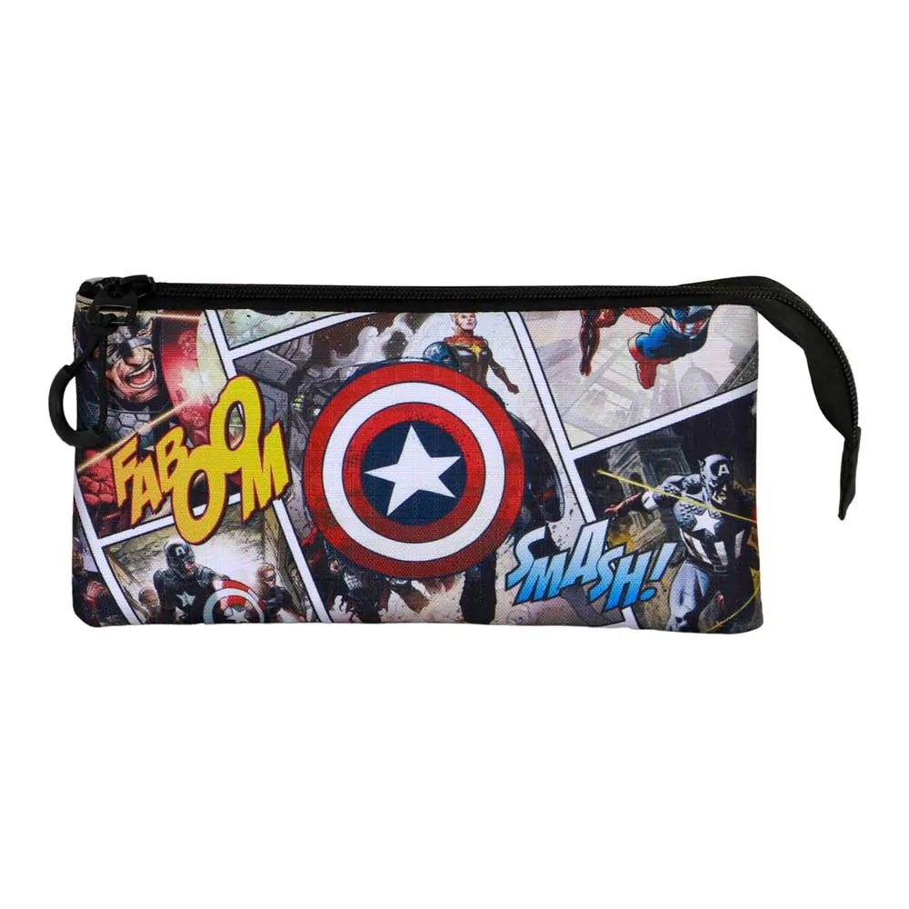 Marvel Captain America Comic triple pencil case product photo