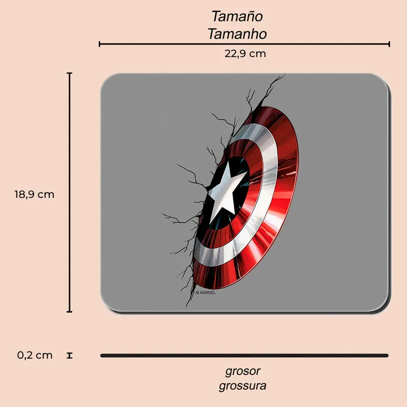 Marvel Captain America mouse pad product photo