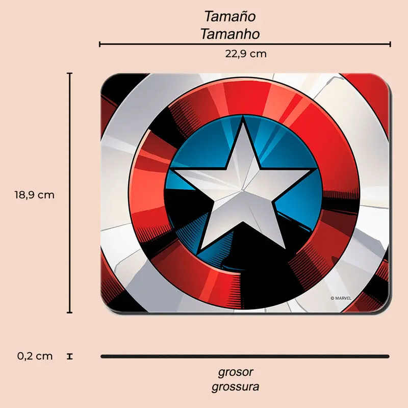 Marvel Captain America mouse pad product photo