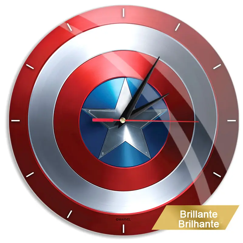 Marvel Captain America wall clock termékfotó