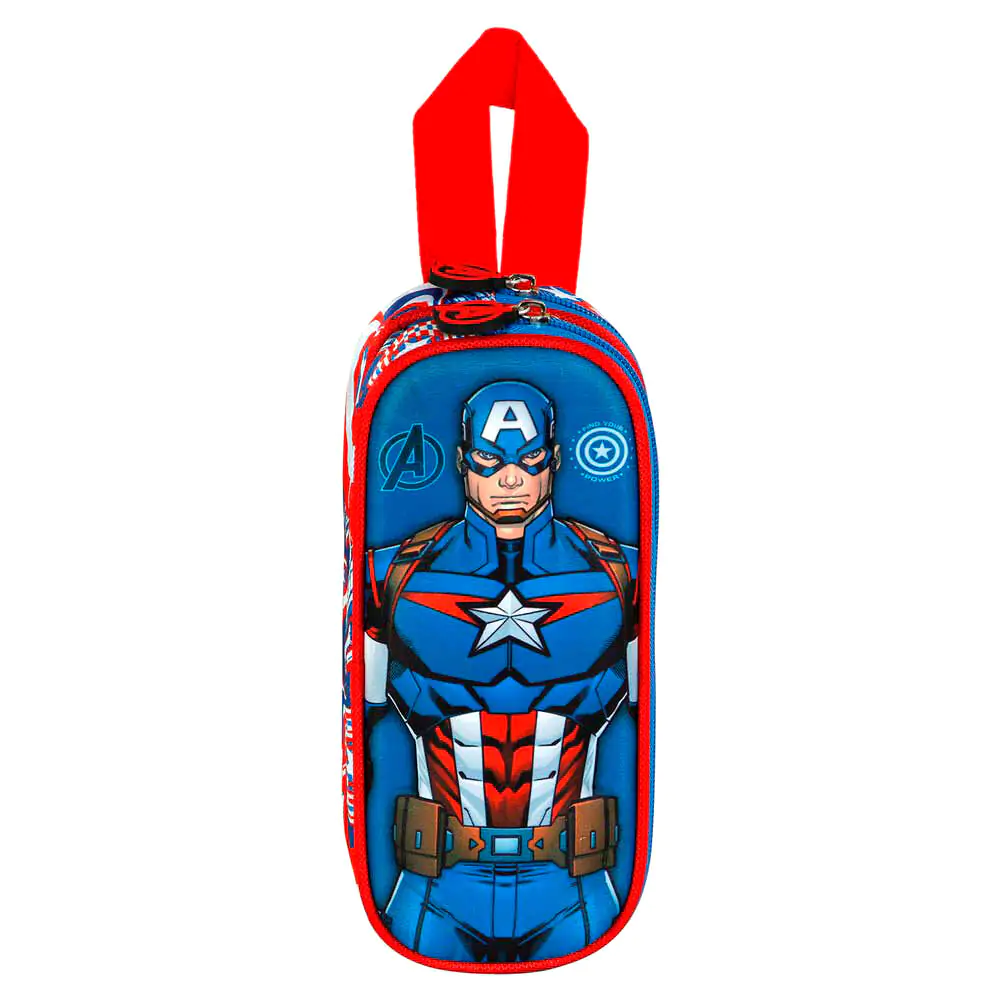 Marvel Captain America First 3D double pencil case product photo