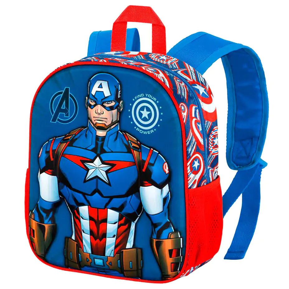 Marvel Captain America First 3D backpack 31cm termékfotó