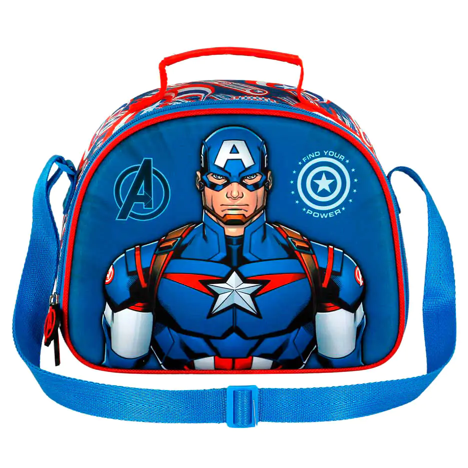 Marvel Captain America First 3D lunch bag product photo