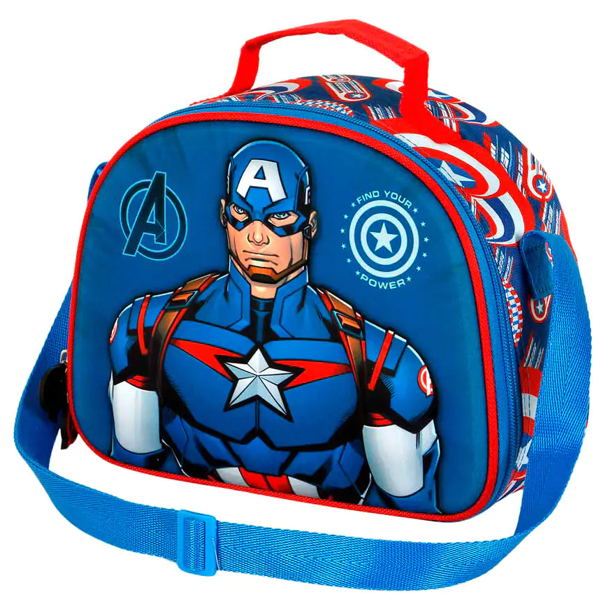 Marvel Captain America First 3D lunch bag product photo