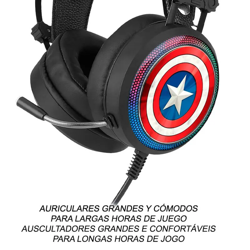 Marvel Captain America Gaming headphones product photo