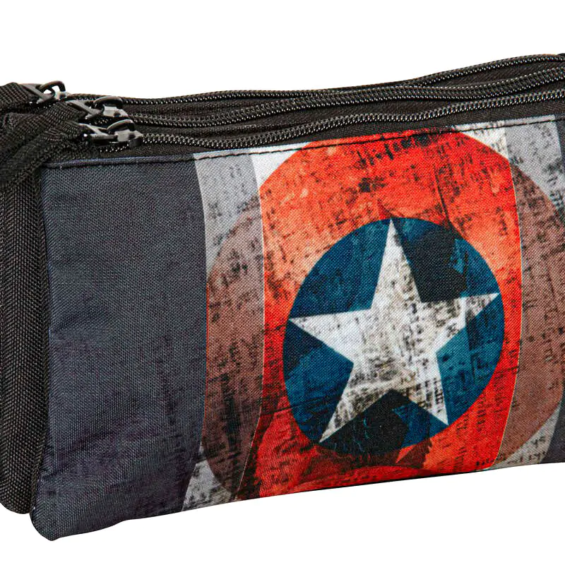 Marvel Captain America Heritage triple pencil case product photo