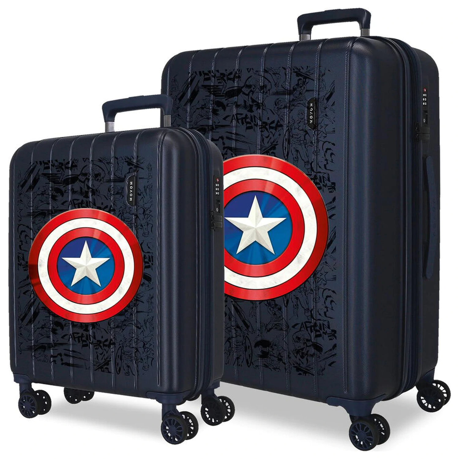 Marvel Captain America Hero ABS trolley suitcase set 55/65cm product photo