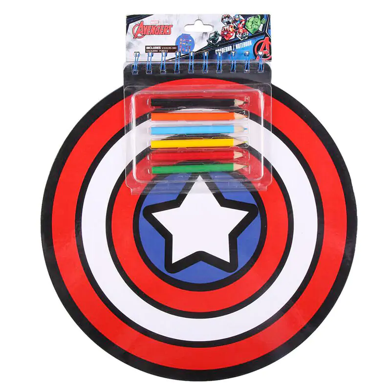 Marvel Captain America colour notebook product photo