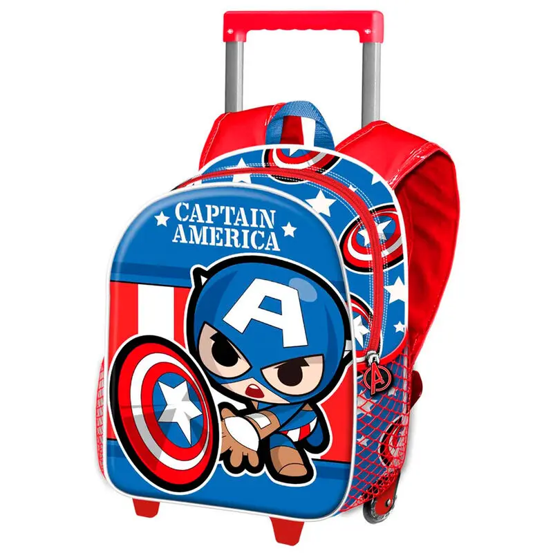 Marvel Captain America Lets Go 3D trolley 34cm product photo