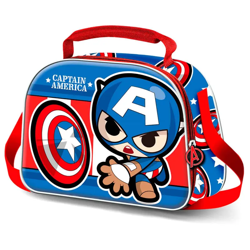 Marvel Captain America Lets Go 3D lunch bag product photo