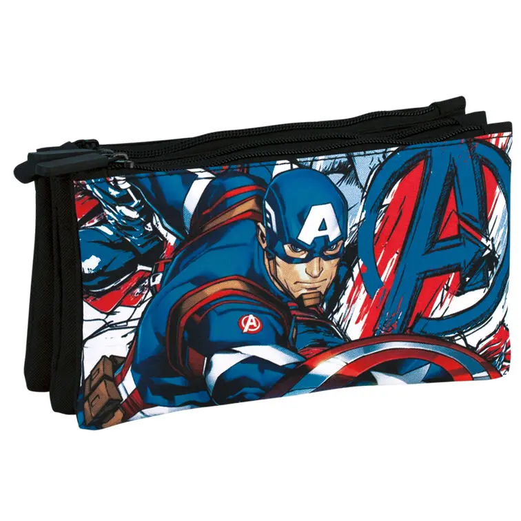 Marvel Captain America Limit triple pencil case product photo