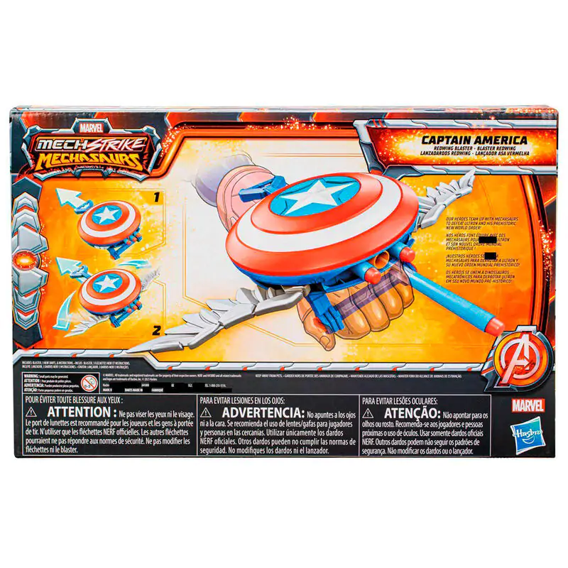 Marvel Captain America Mech Strike Mechasaurs launcher product photo