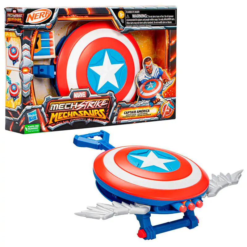 Marvel Captain America Mech Strike Mechasaurs launcher product photo