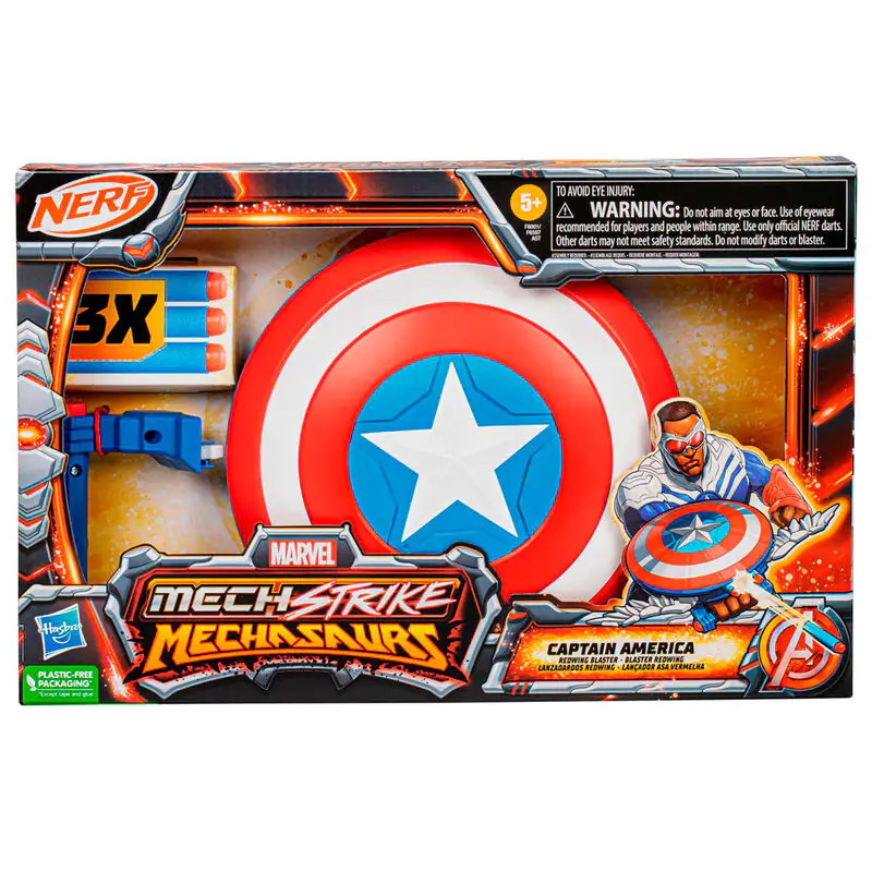 Marvel Captain America Mech Strike Mechasaurs launcher product photo