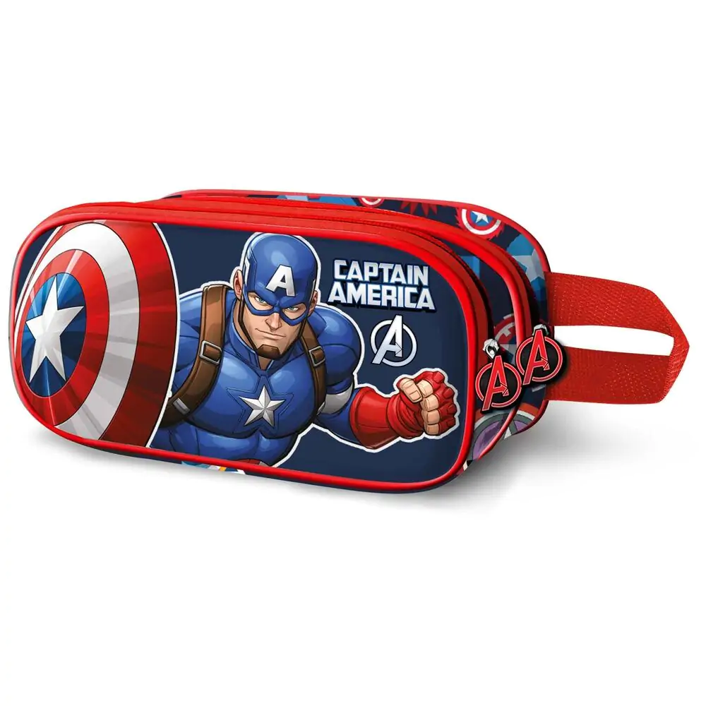 Marvel Captain America Patriot 3D double pencil case product photo