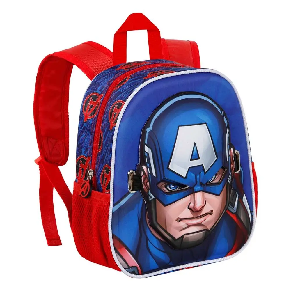 Marvel Captain America Pixel backpack + mask 27cm termékfotó