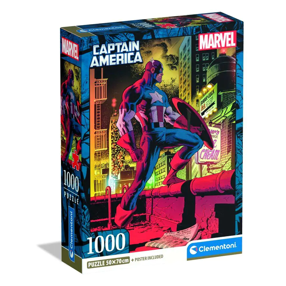 Marvel Captain America puzzle 1000pcs product photo