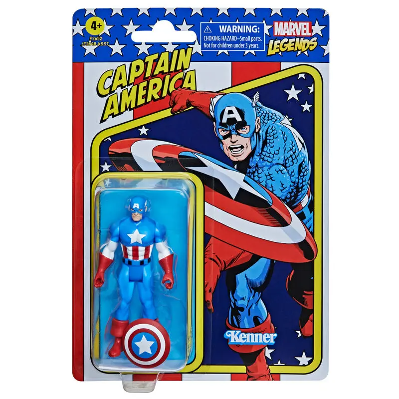 Marvel Legends Retro Collection Action Figure 2022 Captain America 10 cm termékfotó